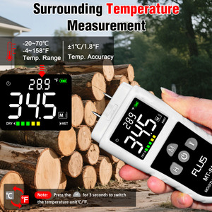 Testeur d'<span class=keywords><strong>humidité</strong></span> d'hygromètre en bois à deux broches d'affichage LCD numérique professionnel <span class=keywords><strong>pour</strong></span> l'<span class=keywords><strong>outil</strong></span> de mesure de test - Product Image 5