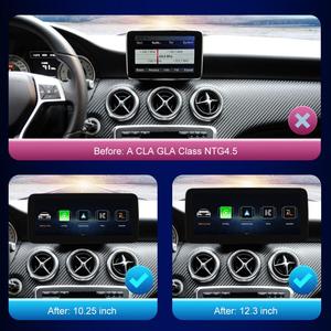 Écran portable sans fil CarPlay Linux pour <span class=keywords><strong>Mercedes</strong></span> Benz A/B/<span class=keywords><strong>CLA</strong></span>/GLA 2013-2015 Système NTG5.0 10.25"/12.3" Navigation GPS HD - Product Image 6