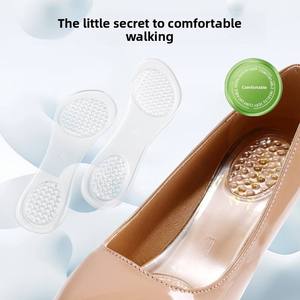 Plantillas <span class=keywords><strong>de</strong></span> Gel Transparentes y Delgadas Antideslizantes para Tacones Altos, Almohadillas <span class=keywords><strong>de</strong></span> Masaje con Doble Zona <span class=keywords><strong>de</strong></span> Alivio <span class=keywords><strong>de</strong></span> Presión para Zapatos <span class=keywords><strong>de</strong></span> Mujer, Ideales para Vestidos <span class=keywords><strong>de</strong></span> Fiesta y Bodas - Product Image 2