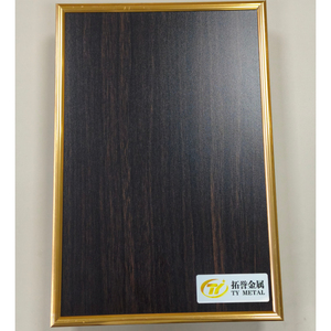 Panneaux décoratifs en <span class=keywords><strong>acier</strong></span> inoxydable 3D effet <span class=keywords><strong>bois</strong></span>, tôles en <span class=keywords><strong>acier</strong></span> inoxydable pour décoration intérieure - Product Image 6
