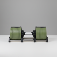 Haltères réglables en acier et fonte, 24 kg/32 kg/40 kg, revêtement en caoutchouc, écologiques, imperméables, équipement de gym
