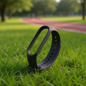 Bracelet de montre connectée M5 M6 M7, bracelet de remplacement en silicone noir, bracelet de suivi d'activité compatible avec la série Xiaomi Mi Band - Product Image 3