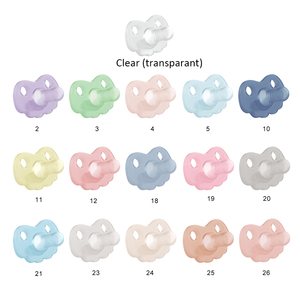 Chine fabricant <span class=keywords><strong>nouveau</strong></span>-<span class=keywords><strong>né</strong></span> sucette sans BPA Silicone de qualité alimentaire bébé sucette doux bébé mamelon pour bébé formation - Product Image 3