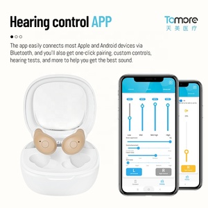 Digital Display Rechargeable ITE Hearing Aid With Wireless For <strong>Bluetooth</strong> App In-Ear Headphone For Seniors With Tinnitus - Product Image 4
