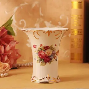 热卖瓷瓶欧式陶瓷奢华家居装饰工艺品摆件大花花瓶logo定制礼品