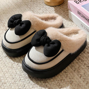 Thick-soled Woolen slippers <b>for</b> <b>Women</b> 2025 New Spring and Autumn Fashion Breathable Anti-slippery <b>Shoes</b> <b>for</b> Going Out - Product Image 4
