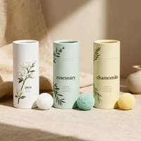 Maßgefertigte Umweltfreundliche Einweg-Luxus-Deodorant-Röhre aus Karton, Zylindrische Seifen- und Badesalz-Papierröhre
