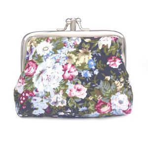 Porte-monnaie en toile vintage à fleurs roses porte-monnaie à sublimation porte-monnaie à impression personnalisée mini porte-monnaie à fermeture éclair - Product Image 6