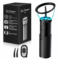Kit de nettoyage d'oreilles électrique pliable et portable, rechargeable par USB, étanche IPX6, compact, pour les voyages et les soins personnels