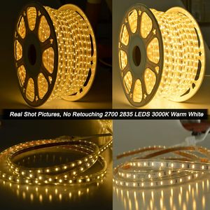 ชุดไฟ LED 220V 156leds/m 180leds แบตเตอรี่ ไฟนีออนสีดรีมคัลเลอร์ สำหรับห้องนอน ห้องนั่งเล่น ไฟตกแต่งทีวี ไฟเส้นกันน้ำ 2835 LED - Product Image 4