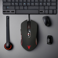 Souris de jeu 7D de haute qualité à prix de gros, 3 millions de clics, optique, macro, connexion USB, pour ordinateur portable et de bureau