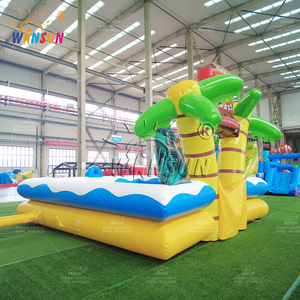 Winsun lâu đài Inflatable Bong Bóng Công viên bọt <span class=keywords><strong>Pit</strong></span> với candyland trả lại lĩnh vực cho trẻ em 'chơi tùy chỉnh màu sắc sử dụng thương mại - Product Image 4