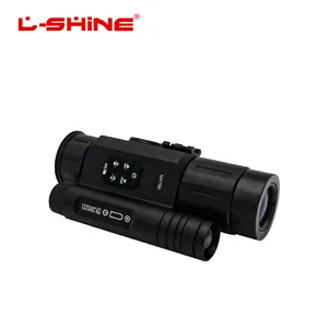 L-SHINE 1080p 4x Combo phạm vi quang học Sight phạm vi màu đỏ màu xanh lá cây chiếu sáng với Red Dot laser cho các hoạt động ngoài trời