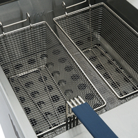 Offre Spéciale Friteuse à Gaz Commerciale OEM/ODM avec Meuble, Grande Capacité 32L, Machine à Frire les Poulets, Friteuse Électrique Professionnelle