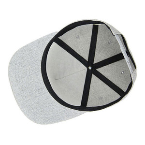 หมวกแก๊ปทรงแบน 3 มิติ ลายใบเมเปิ้ล สีเทา  แบบ Snapback  สำหรับทุกเพศ สไตล์ฮิปฮอป  พร้อมปักโลโก้ได้ - Product Image 4