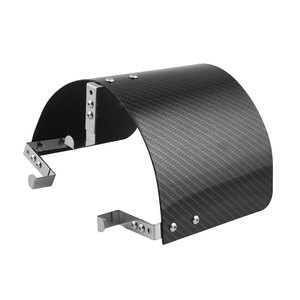 Carbon Fiber Air Filter Cover With Mounting <b>Hardware</b> For Retrofit Upgrade 304 Stainless Steel AF017 C - Product Image 3