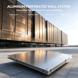 Panel de Revestimiento de Fachada de Pared Metálica Perforada, Lámina de Revestimiento para Edificios Modernos - Product Image 3