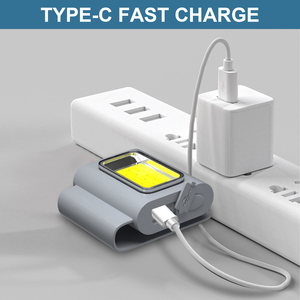 USB Charging Safety Running Lamp Magnetic Clip Cob LED Headlamp with Reflective Strip for Night Walking Hiking <strong>Headband</strong> - Product Image 6