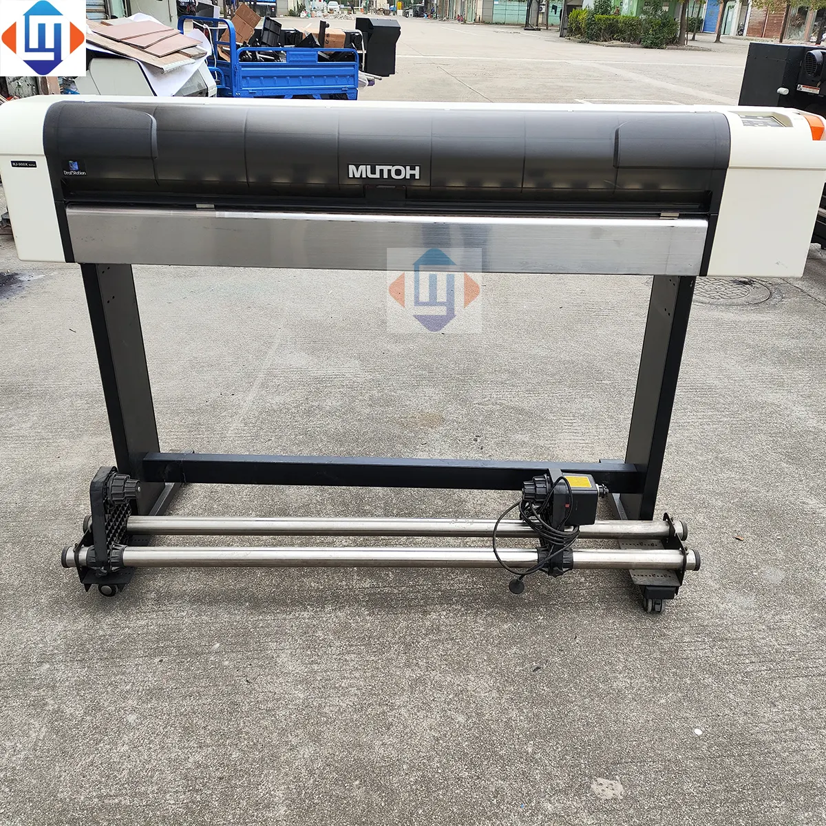 Chất lượng cao cũ mutoh RJ-900X máy in thăng hoa nhiệt CAD plotter