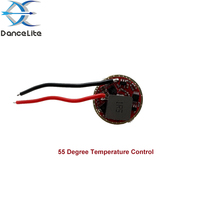 22MM Boost 12V 1500mA Courant de travail 1MODE (marche/arrêt) Entrée 3-9V 55 degrés Température LED Carte pilote pour lampe de poche UV