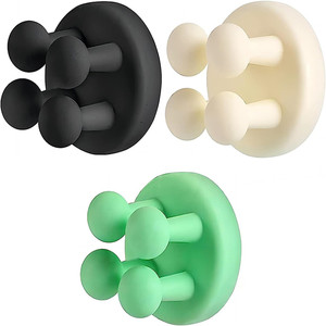 Vui Tự Dính Silicone Phòng Tắm Móc Cho Tường Cho Treo Nhà Bếp Dao Cạo Chủ Bàn Chải Đánh Răng Chủ Hút - Product Image 1