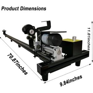 Machine de réparation de queues de billard QJSZMEI 8 en 1, tour à queues de billard professionnel réglable pour usage en salle de billard - Product Image 2