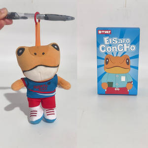 Nuova rana El Sapo Concho peluche cattivo coniglietto giocattolo Super morbido peluche orso antistress bambola PP cotone con scatola - Product Image 3