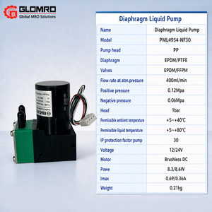 Pompe à diaphragme résistante aux produits chimiques BAXIT AXIT PML4954-NF30, pompe auto-amorçante - Product Image 2