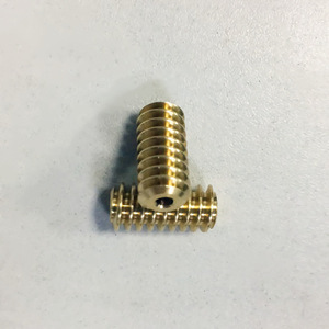 Copper <b>Worm</b> Gear 10mm Length Precision Machined For Mechanical Transmission Applications - Product Image 4