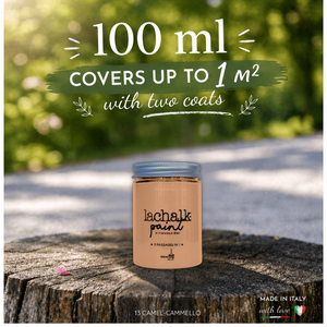 13 CAMEL 100 ml LaChalk the evolution of <b>chalk</b> paint Where <b>chalk</b> meets resin: Hybrid <b>Chalk</b> Resin Paint made in Italy - Product Image 2