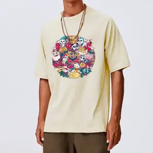 High Quality T Shirt 100% Cotton Tshirts With Logo Custom Logo Printed Plain T Shirts Unisex Plus Size Men's T-shirts For Men