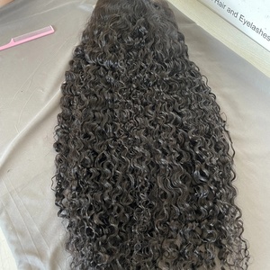 Peluca de encaje rizado birmano para mujeres afroamericanas, peluca frontal de encaje HD 13x6 profunda de 30 pulgadas, peluca completa de cabello humano virgen con encaje frontal. - Product Image 1