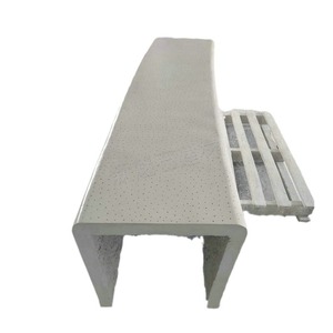 Nuevo Banco de Hormigón Transparente con Forma de Arco de Piedra Mágica y Fibra de Vidrio para Exteriores, Paisajes y Áreas Públicas - Product Image 4