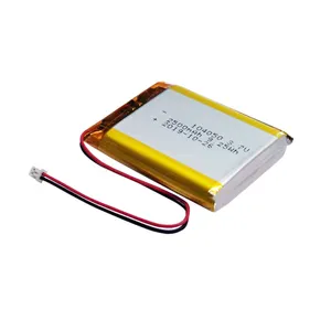 LIPO cell 3.7v 2500mah 9.25Wh li polymer battery 104050PL 123555PL 307095PL 505573PL 635060PL 804558PL 904060PL for digital