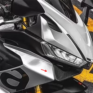 Alerón Delantero para Motocicleta, Toma de Aire, <span class=keywords><strong>Carenado</strong></span> para <span class=keywords><strong>Aprilia</strong></span> <span class=keywords><strong>RS</strong></span> 660 2021-2022, Plástico Imprimado, Orificios de Montaje Preperforados - Product Image 6