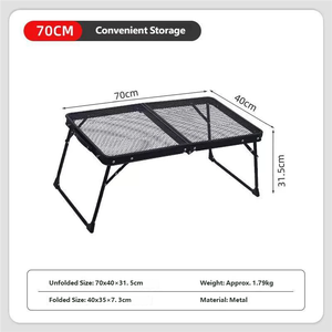 Table pliante d'extérieur robuste pour usage commercial, table en aluminium résistante aux intempéries pour restaurants, cafés et locations d'événements - Product Image 6