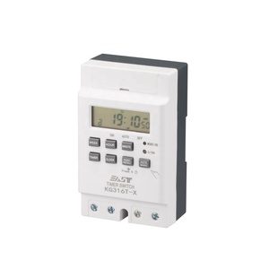 EAST KG316T-X 30A Interruptor Temporizador Digital Inteligente Programable, Controlador <span class=keywords><strong>de</strong></span> Tiempo Cíclico <span class=keywords><strong>de</strong></span> 7 Días, IP21, Alimentado por Batería, Universal AC/DC - Product Image 1