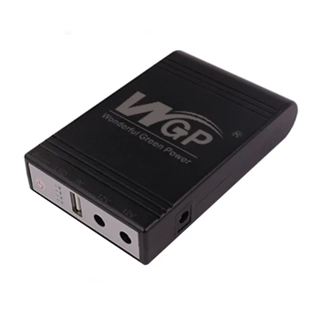 Odm Oem Oplaadbare Multioutput Draagbare Mini Power Bank 5V 12V 12V Mini-Ups Voor Wifi Router Dvr Cctv Camera Modem