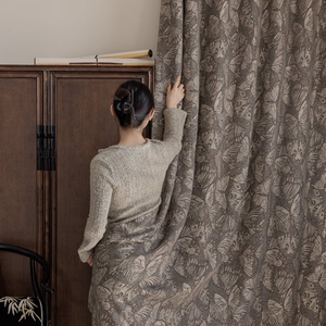 <span class=keywords><strong>Tende</strong></span> Oscuranti di Lusso a Doppio Strato con Ricamo Elettrico in Rilievo, Riutilizzabili <span class=keywords><strong>per</strong></span> <span class=keywords><strong>Camere</strong></span> <span class=keywords><strong>da</strong></span> <span class=keywords><strong>Letto</strong></span> di Prestigio - Product Image 3