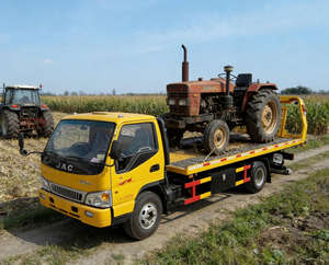 Nouveau camion de dépannage AOMAN fabriqué au Shandong, 4x2/4x4, diesel, boîte manuelle, plateau plat, capacité 3T-5T, norme Euro 3, pour le sauvetage routier - Product Image 1