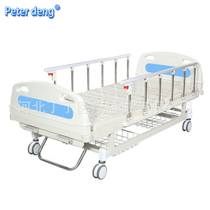 Cama Hospitalaria Manual Peter Deng de Doble Función con Freno de Control Centralizado para Pacientes y Cuidado de Ancianos - Product Image 1