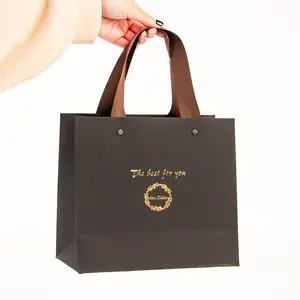 Sacchetti di carta regalo di buona qualità materiale riciclato borse della spesa personalizzate con dimensioni personalizzate