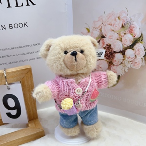 <span class=keywords><strong>2025</strong></span> Phong Cách Mới Thời Trang Búp Bê Quần Áo 14-17Cm Đầy Màu Sắc Phim Hoạt Hình Gấu Bông Ba Lô Vui Vẻ Ăn Mặc - Product Image 4