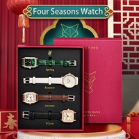 Jam Tangan Wanita Mewah Tomi Luckyfox Model Terbaru, Set Jam Tangan Quartz untuk Wanita, Hadiah untuk Gadis, Montre Femme Reloj dengan Kemasan Kotak