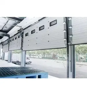Günstige Stahl Industrie Sectional Vertical Factory Lifting Automatische Schiebe lager Overhead Industrie tür