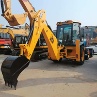 Chargeuse-pelleteuse JCB 3CX 4x4 d'occasion, faible consommation de carburant, haute performance, modèle ECO Sitemaster, pour la construction