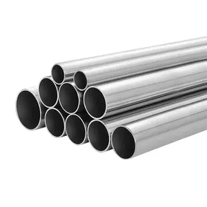 Tube rond en acier inoxydable pour tuyau d'échappement Tuyau soudé industriel en acier inoxydable 304