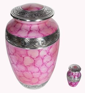 Urna Funeraria Americana Verde para Cenizas Humanas, Urna Religiosa de Metal para Cenizas, Urna Decorativa para Cenizas Humanas - Product Image 2