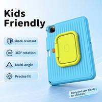 HGD pour iPad 10,2 pouces 7e, 8e et 9e génération, housse de tablette universelle pour enfants, antichoc, en EVA, avec support pour stylet, béquille pliable