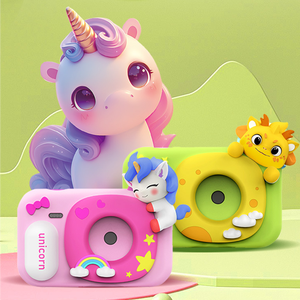 R2509-839 HD Kinder Video Vlog Kamera Dual Front/Rückseite CMOS Sensor 8x Optischer Zoom MicroSD Speicher Druckbare Studenten Fotos - Product Image 1